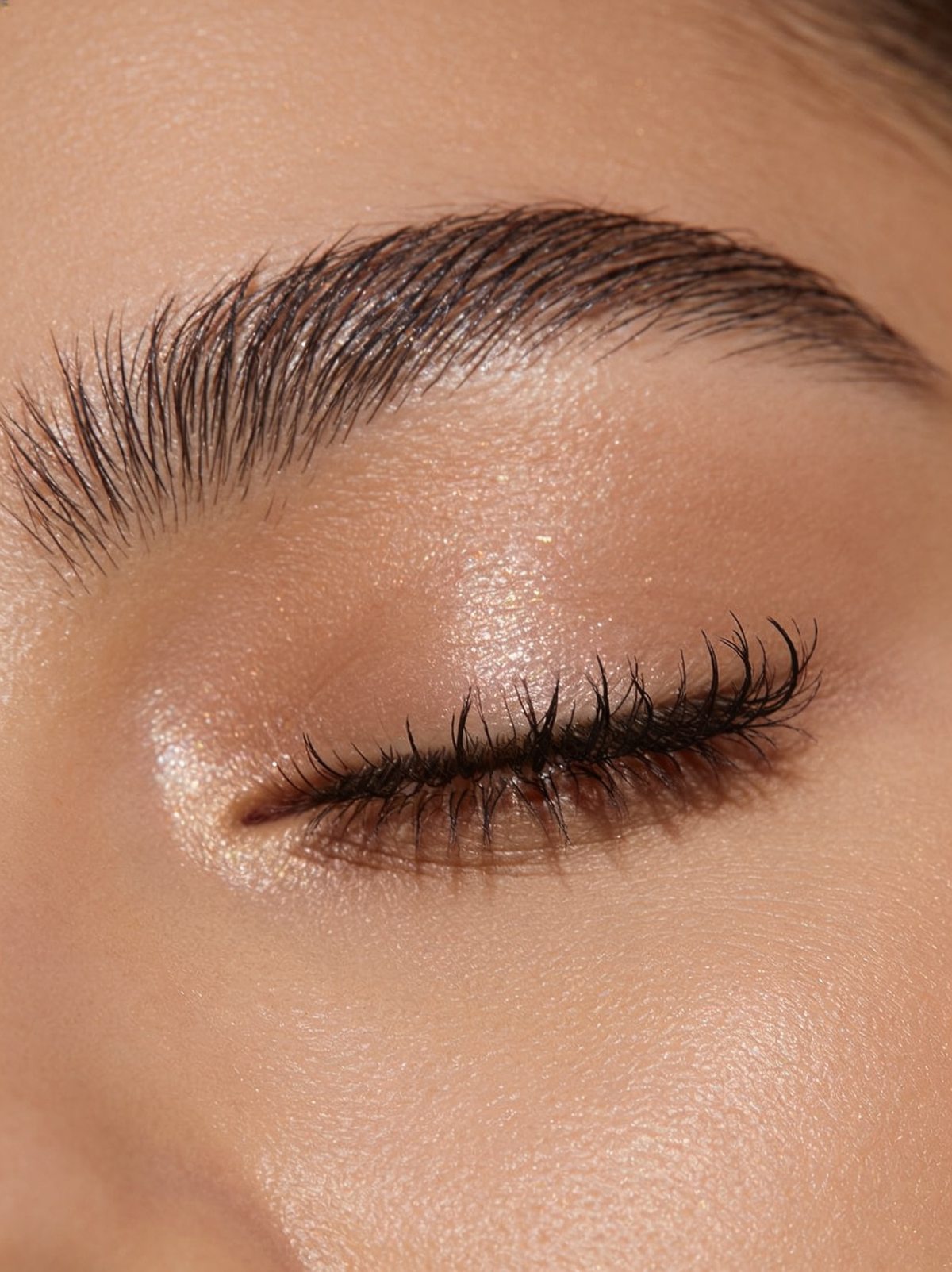 Wimpern und Augenbrauen